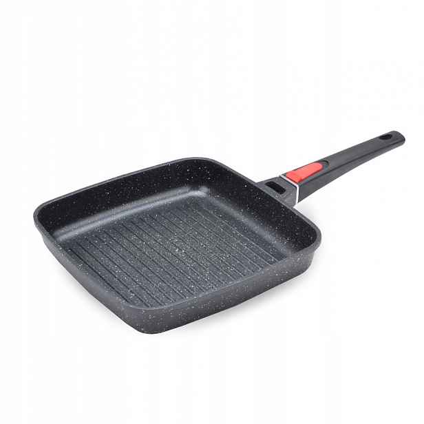 Grilovací pánev s odnímatelnou rukojetí Granitový Povlak 26 cm Maestro MR-48