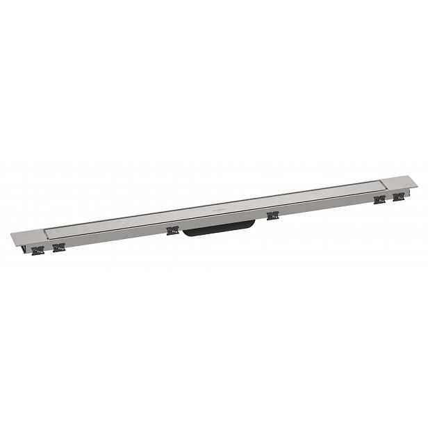 Hansgrohe RainDrain Match Plus - Sprchový žlab 100 cm, s roštem, kartáčovaná ocel 56217800