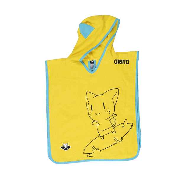 Ručník Arena Arena Fiends Kids Poncho S Yellow