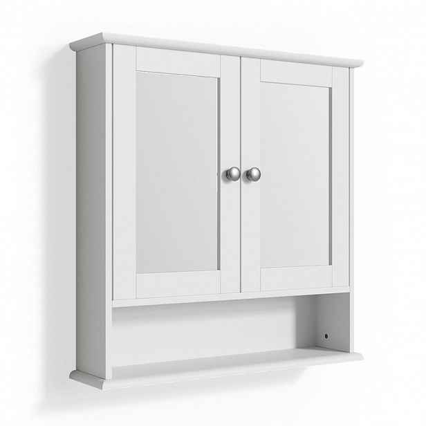 Vicco KOUPELNOVÁ ZRCADLOVÁ SKŘÍŇKA Bianco Bílá 56 x 58 cm