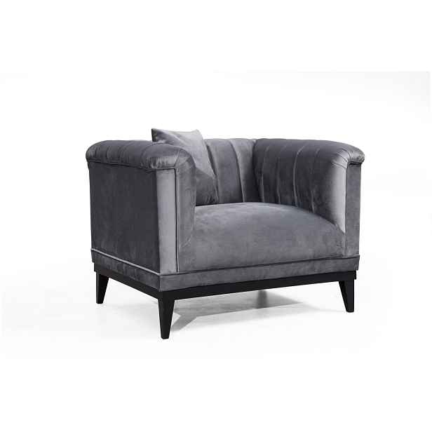 Hanah Home Křeslo Trendy šedé
