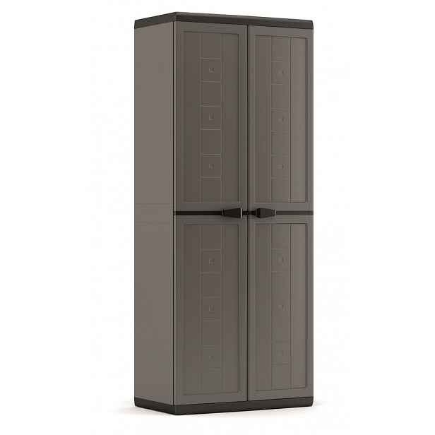 Plastový skladový regál Keter 166 x 68 x 39 cm max 15 kg na polici