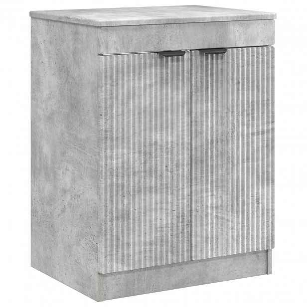 vidaXL Koupelnová skříň Betonově šedá 54 x 41 x 70 cm Kompozitní dřevo