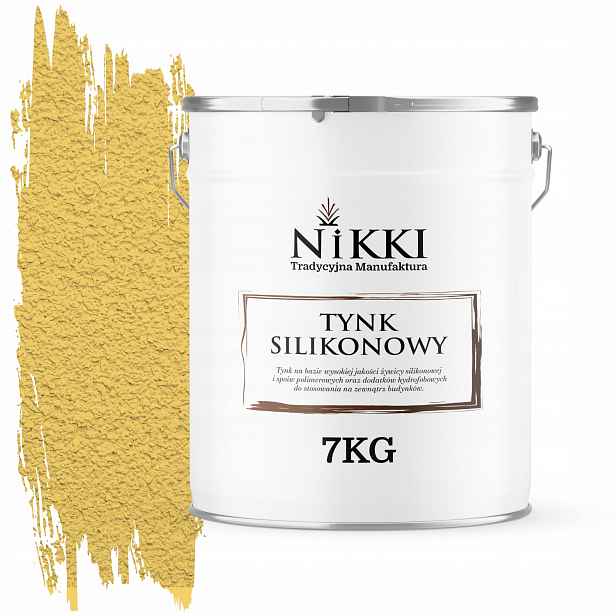 Silikonová Fasádní Omítka Žlutá Citronová F624 7KG Granulace 1.5mm