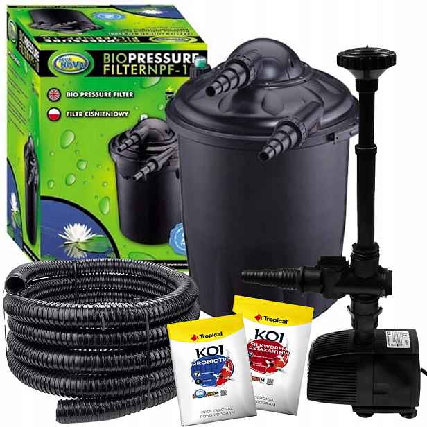 Aqua Nova sada Set 15 filtrů NPF-10 čerpadlo NP-2000 do jezírka bonus