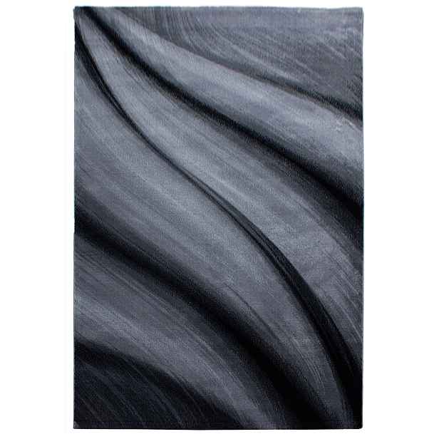 Kusový koberec Miami 6630 black, 80x150, šedá, kancelář, Ayyildiz