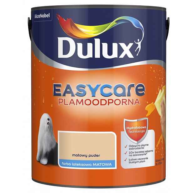 Dulux Easy Care Barva Odolná Vůči Skvrnám, Matný Pudr 5 L