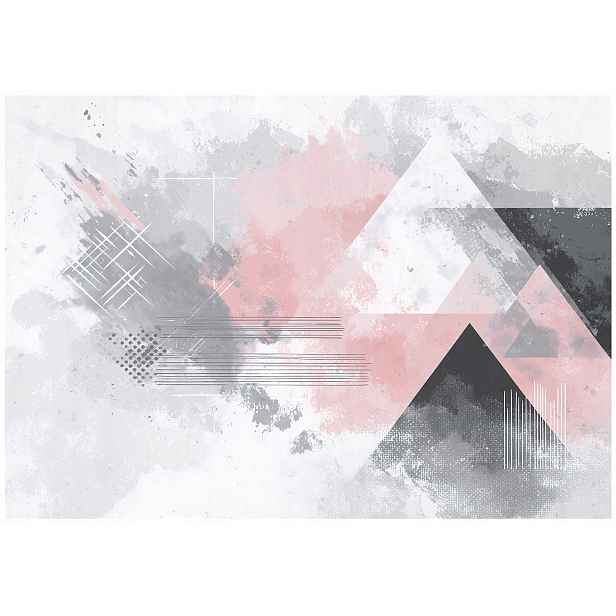 Fototapeta Abstrakce Geometrická Tapeta Do Obývacího Pokoje Ložnice 368x254