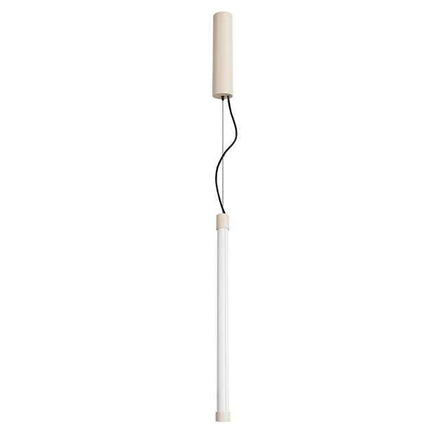 Béžové kovové LED závěsné svítidlo ø 6 cm TRANG – Thoro