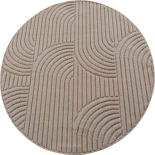 Kusový koberec Helix 2201 beige kruh, 80x80, béžová, chodba / předsíň, Ayyildiz