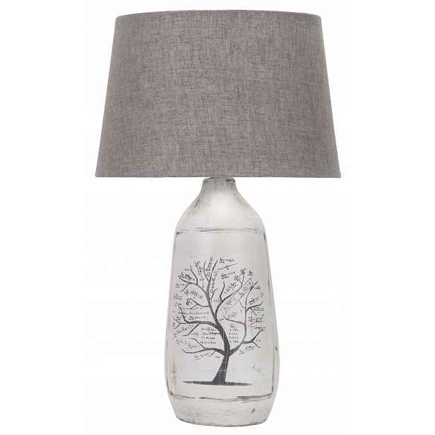 Šedé svítidlo s motivem stromu E27 Walia Candellux
