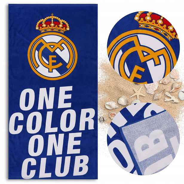 Real Madrid Rychleschnoucí plážový a koupací ručník pro fanouška Bavlny