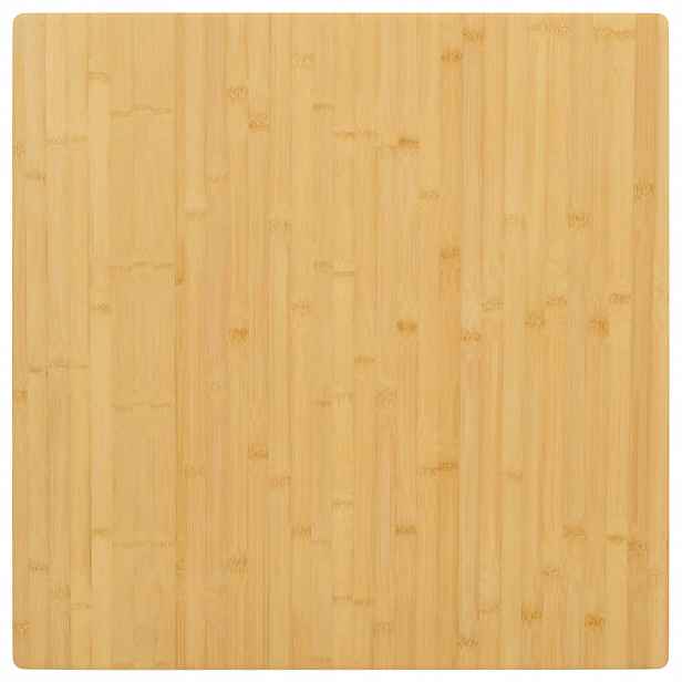 vidaXL Stolní deska 70 x 70 x 2,5 cm bambus