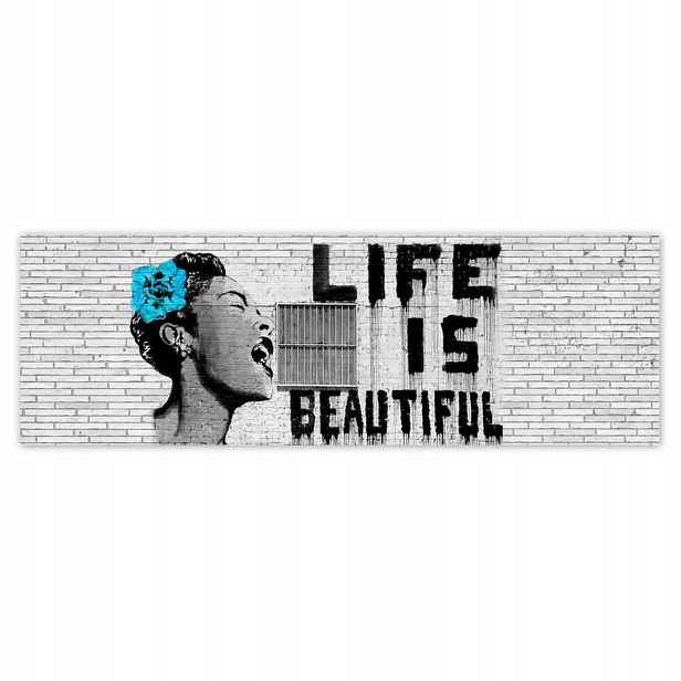 Plakáty 200x66 Banksy Life jsou krásné