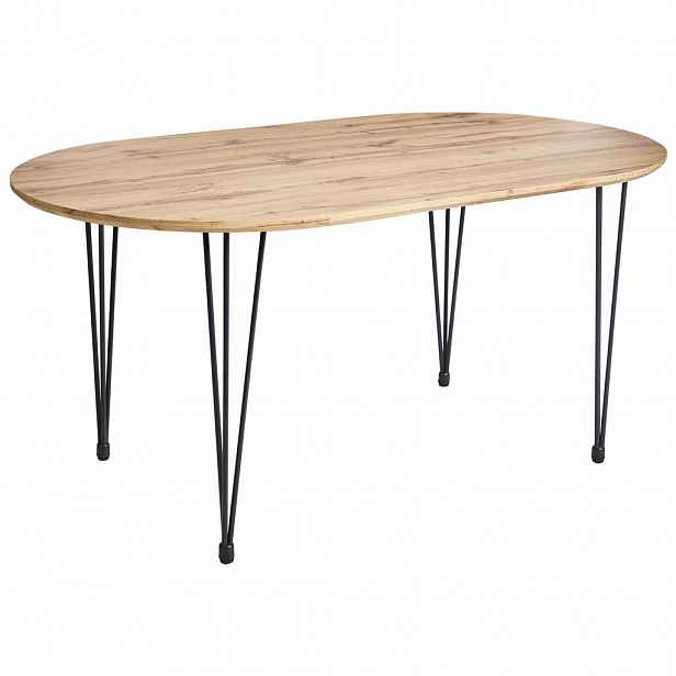 Beliani JÍDELNÍ STŮL Světle hnědý 160/90 cm Cavell