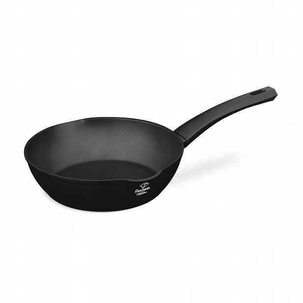 Pánev se dvěma zobáčky 24 cm, Fashion FTV-0028 Matte Black-Rose Gold