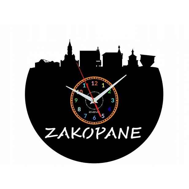 Zakopané Dárek Originální dekorace do domu Hodiny z vinylové desky