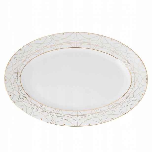 Ćmielów Miska 33 cm Jenny Solaris H107 White