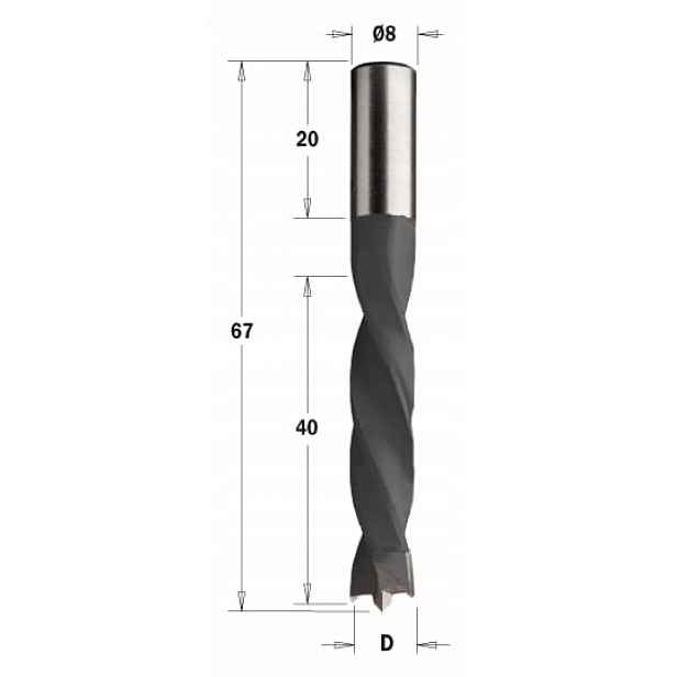 Cmt Vrták do dřeva 5x76 mm 307.050.11