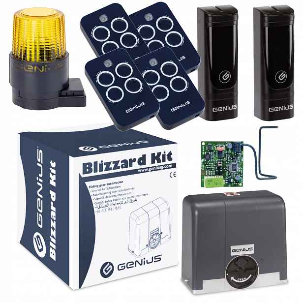 Genius Blizzard 900 Lampa Guard 230V Pilot Echo 4ks Pohon posuvné brány