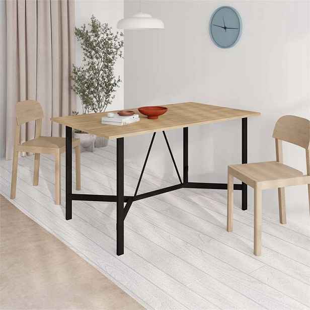Jídelní stůl Houseland Dalma 140 cm dub safírový