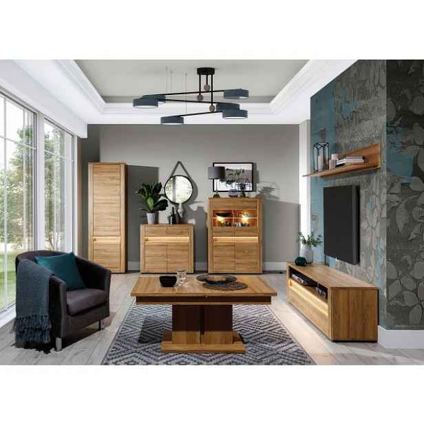 Obývací pokoj Sandy hnědý - dub granson