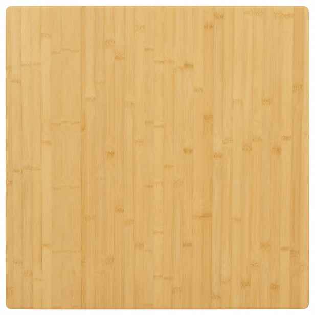 vidaXL Stolní deska 90 x 90 x 2,5 cm bambus