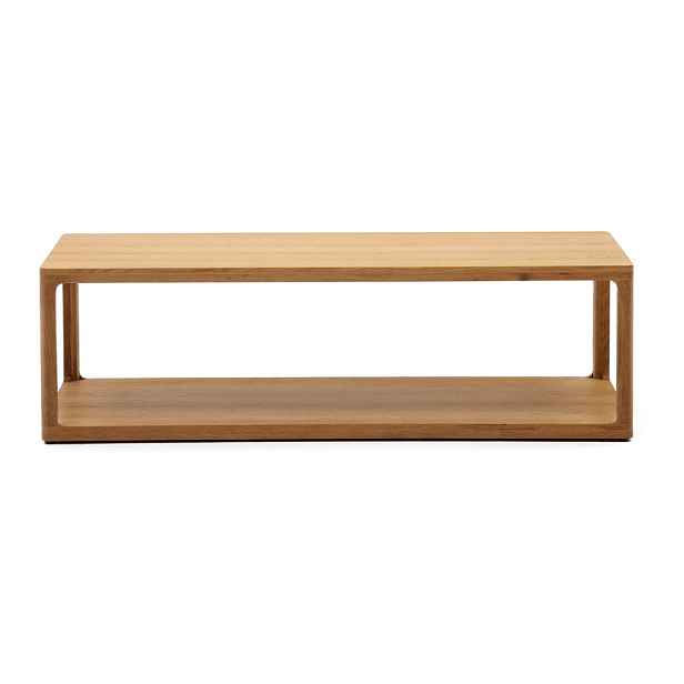 Konferenční stolek v dekoru dubu v přírodní barvě 65x140 cm Maymai – Kave Home
