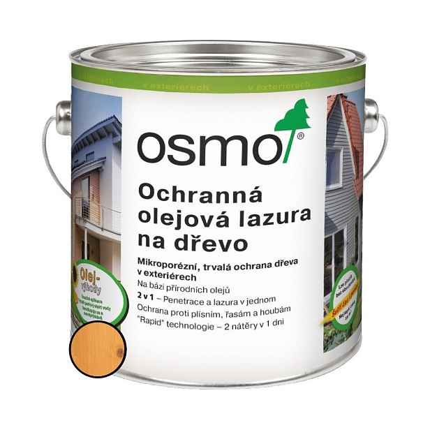 Lazura olejová ochranná Osmo 731 oregon pinie 0,75 l