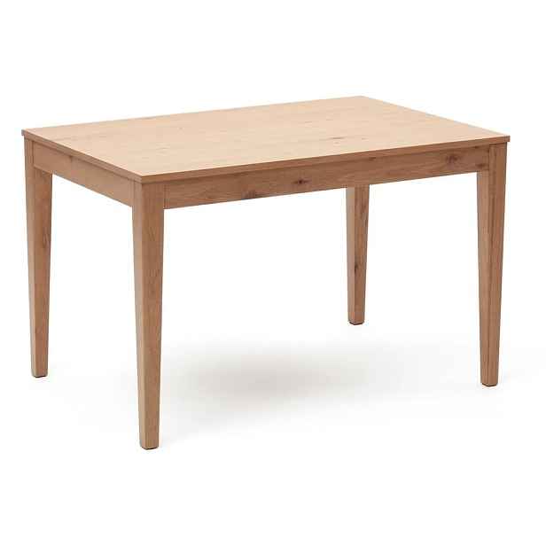 Rozkládací jídelní stůl s přídavnou deskou v dekoru dubu 80x120 cm Yain – Kave Home