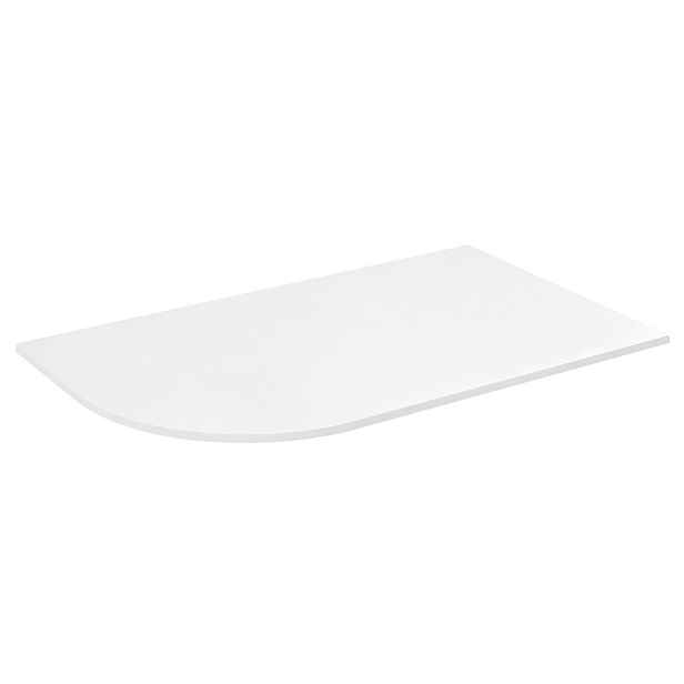 Sapho PULSE deska Rockstone 757x12x462mm, pravá, bílá mat