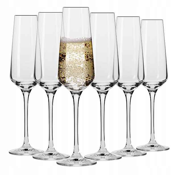Skleničky na prosecco Avant-Garde Krosno 6 x 180 ml šumivého vína