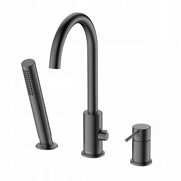 Vanová baterie Avapax Ultimate Gun Metal Mat 362 mm, 3-otvorová