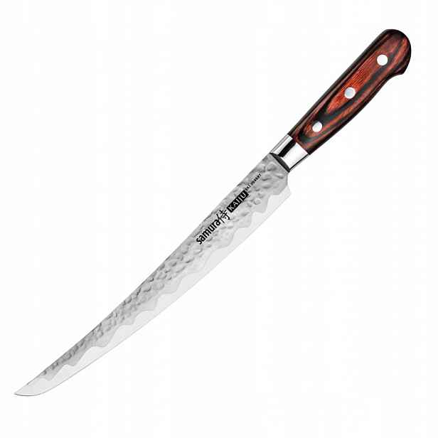 Nůž na krájení uzenin a ryb Samura Kaiju kovaný AUS-8 230 mm