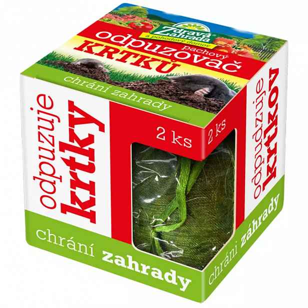 Zdravá Zahrada - pachový odpuzovač krtků 2 ks