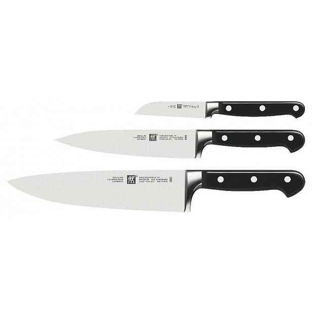 Zwilling Professional“S“ set nožů - 3 ks (kuchařský, plátkovací, na zeleninu)