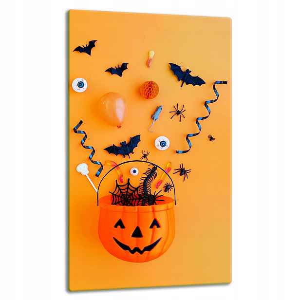 7v1 Skleněná Deska Panel Deska 30x52 Halloween