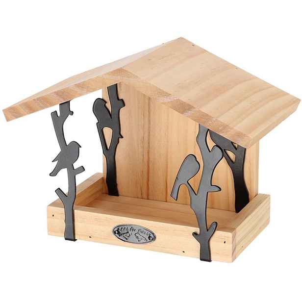 Esschert Design Krmítko pro ptáky Isena hnědé