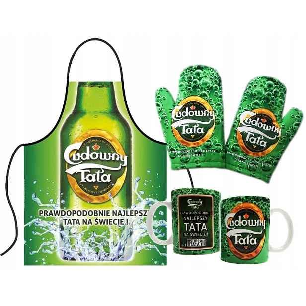 Sada Fatuszek+rukavice+hrnek Nádherný Dárek Den Táty Otce
