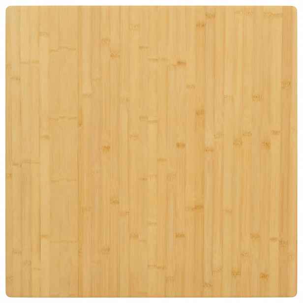 vidaXL Stolní deska 70 x 70 x 4 cm bambus