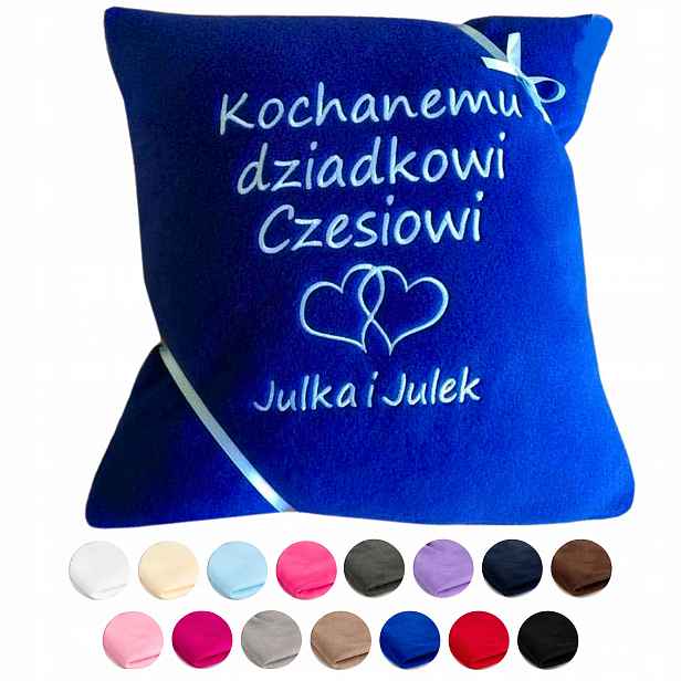 Dárek k prvnímu Dni babičky a dědečka od vnučky Polštář s nápis