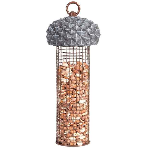 Esschert Design Krmítko pro ptáky Moltrix 28 cm šedé