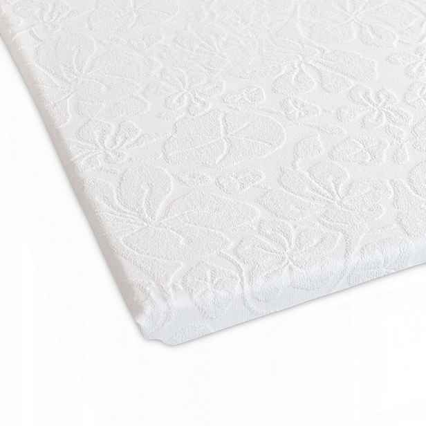 Froté prostěradlo bez gumičky Tulipán 150x205 Zwoltex bílé Tlusté