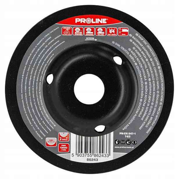 Konvexní Kotouč, Jemné Zuby Typ B 125 MM Proline