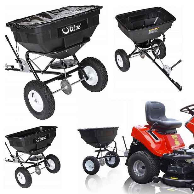 Rozmetač semen hnojiva pro traktor velký 60 L Cedrus SP31508