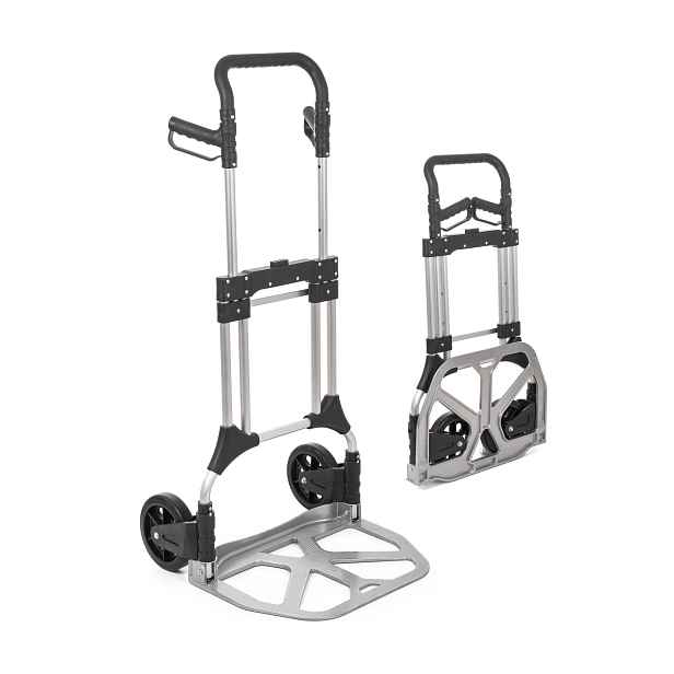 Rudl skládací G21 200 kg černá/stříbrná