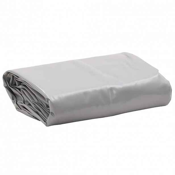 vidaXL Plachta 650g / m² Šedá 1 x 2,5 m Plátno s PVC povrchovou úpravou
