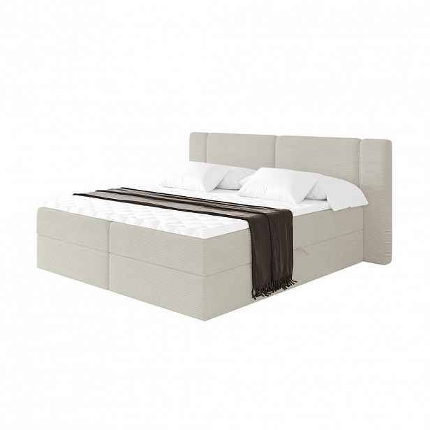 ALTDECOR POSTEL boxspring s matrací H4 - EVON - 140x200 cm Krémová
