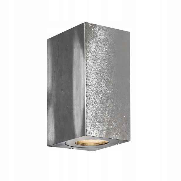 Halogenová nástěnná lampa stříbrná 2xGU10 Moderní fasáda Canto Nordlux