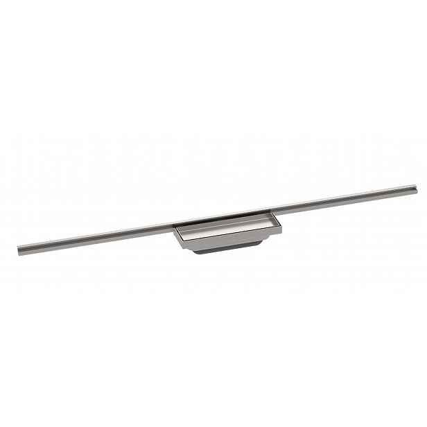 Hansgrohe RainDrain Minimalistic - Sprchový žlab 100 cm, s roštem pro vložení dlažby 56222000